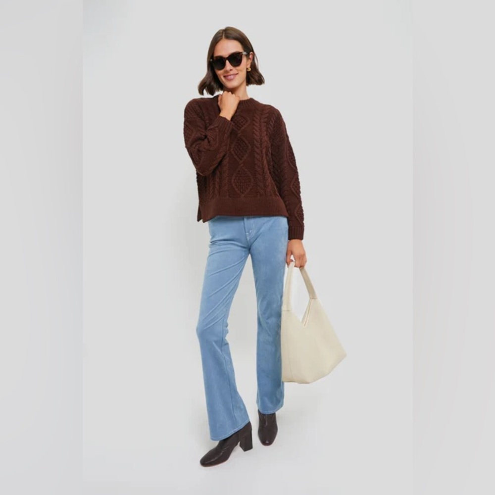 MOTHER- Blue Hoo Faux Suede The Desperado pants size 34 retails $228